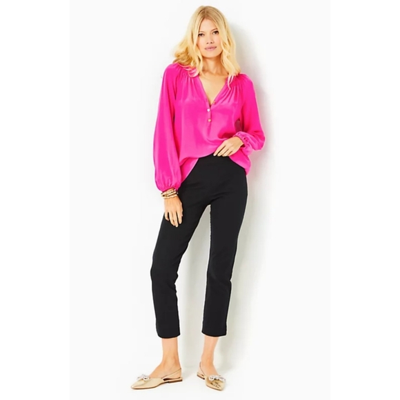 Lilly Pulitzer Pants - Lilly Pulitzer | 27" Merrin High-Rise Bi-Stretch Pant Black Size 4
